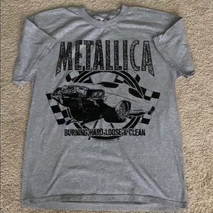 Metallica Burning Hard, Loose & Clean SS T…